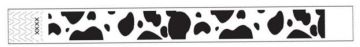 Tyvek 3/4" Cow  Wristbands - Box of 500